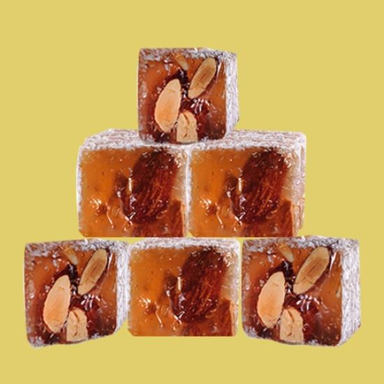 Bulk With Almonds Double Turkish Delight (%18-28) 5 Kg | Karlızade